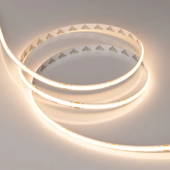 Фото #5 товара Светодиодная лента COB-X320-8mm 24V Warm3000(8 W/m, IP20, CSP, 5m) (Arlight, -)