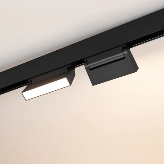 Фото #4 товара Светильник MAG-ORIENT-FLAT-FOLD-S195-6W Warm3000 (BK, 80 deg, 48V) (Arlight, IP20 Металл, 3 года)