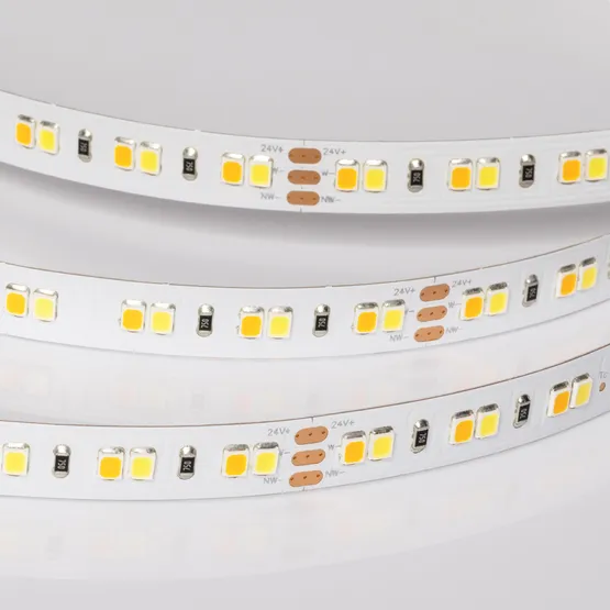 Фото #5 товара Светодиодная лента UL-A140-10mm 24V White-MIX (15 W/m, IP20, 5m) (Arlight, Изменяемая ЦТ)