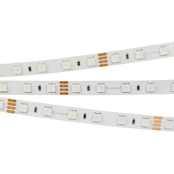Фото #1 товара Светодиодная лента RT 2-5000-50m 24V RGB 2x (5060, 60 LED/m, LUX) (Arlight, 14.4 Вт/м, IP20)