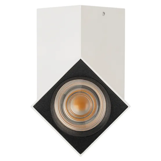 Фото #2 товара Светильник SP-TWIST-SURFACE-S60x60-12W Warm3000 (WH-BK, 30 deg) (Arlight, IP40 Металл, 3 года)