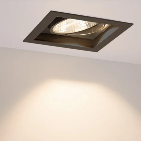 Фото #3 товара Светильник CL-KARDAN-S152x152-25W Warm3000 (BK-BK, 30 deg) (Arlight, IP20 Металл, 3 года)