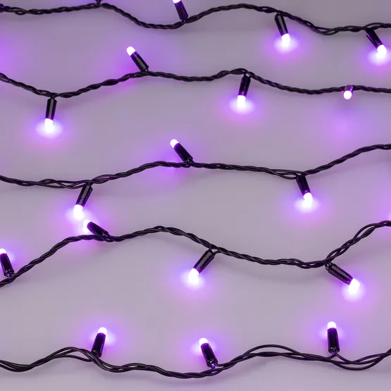 Фото #5 товара Светодиодная гирлянда ARD-STRING-CLASSIC-10000-BLACK-100LED-MILK-SYNC RGB (230V, 6.5W) (Ardecoled, IP65)