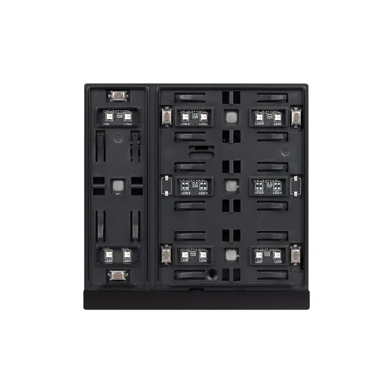 Фото #3 товара INTELLIGENT ARLIGHT Механизм панели KNX-303-22-IN Black (Bus) (IARL, IP20 Пластик, 2 года)
