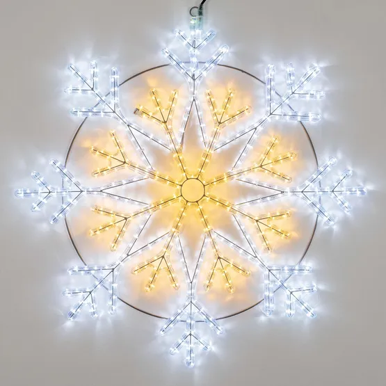Фото #2 товара Фигура светодиодная ARD-SNOWFLAKE-M12-900x900-576LED White/Warm (230V, 36W) (Ardecoled, IP65)