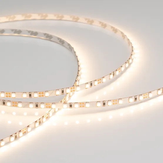 Фото #2 товара Светодиодная лента RT 2-5000 12V Warm2700 5mm 2x (3528, 600 LED, LUX) (Arlight, 9.6 Вт/м, IP20)