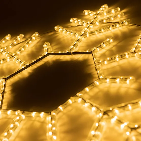 Фото #4 товара Фигура светодиодная ARD-SNOWFLAKE-M10-1000x900-504LED Warm (230V, 31W) (Ardecoled, IP65)