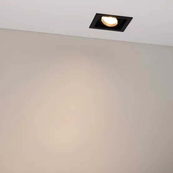 Фото #5 товара Светильник MS-VORTEX-BUILT-S90x90-12W Warm3000 (BK-BK, 40 deg, 230V) (Arlight, IP20 Металл, 5 лет)