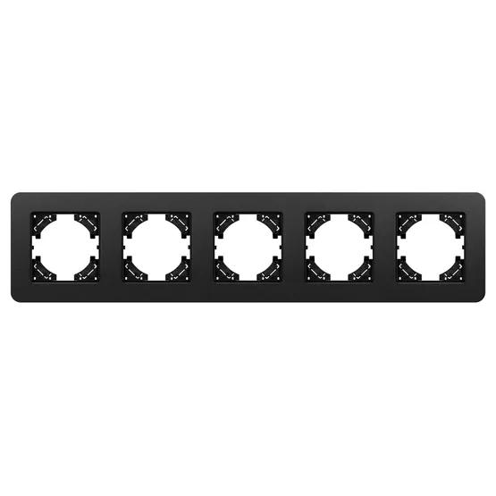 Фото #2 товара Рамка алюминиевая FRM-AKIRY-SFAL-5-BK (Arlight, -)