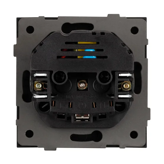 Фото #2 товара Механизм розетки с USB зарядкой SCT-TENDO-MUAC-SFPL-GR (230V, 16A) (Arlight, Матовый графитовый)
