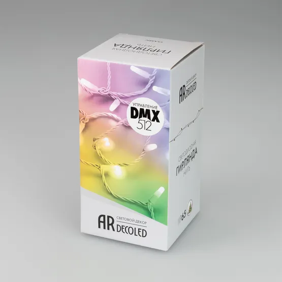 Фото #7 товара Светодиодная гирлянда ARD-STRING-CLASSIC-10000-WHITE-95LED-MILK-LIVE RGBW-DMX (24V, 10W) (Ardecoled, IP65)