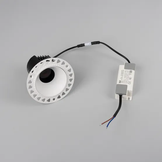 Фото #6 товара Светильник MS-ARADO-TRIMLESS-R75-12W Warm3000 (WH-WH, 55 deg, 230V) (Arlight, IP20 Металл, 5 лет)