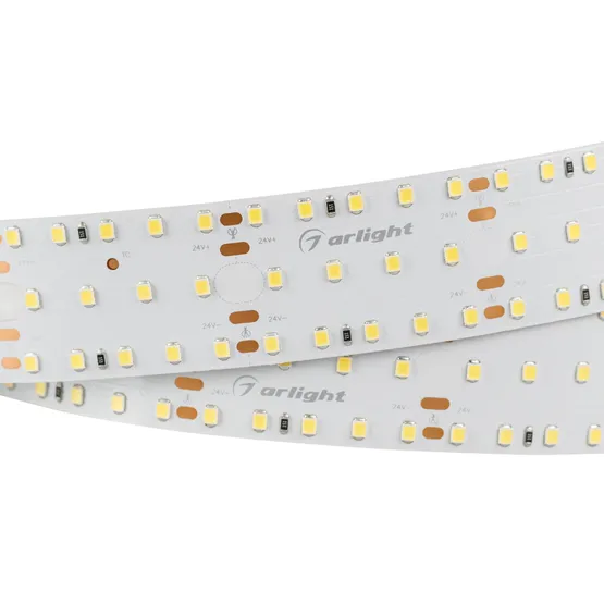 Фото #1 товара Светодиодная лента S2-2500 24V White 5500K 34mm (2835, 280 LED/m, LUX) (Arlight, 25 Вт/м, IP20)
