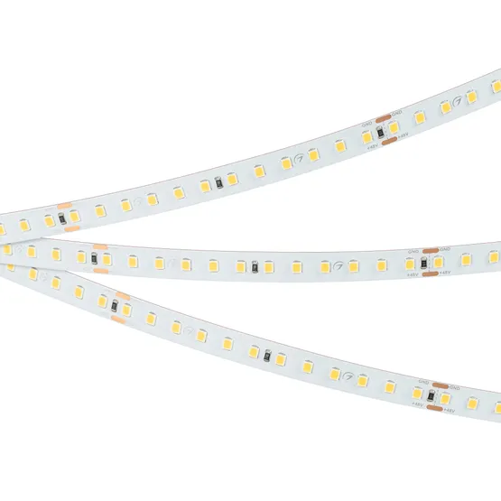Фото #3 товара Светодиодная лента UL-A120-10mm 48V Warm2400 (10 W/m, IP20, 30m) (Arlight, Открытый)