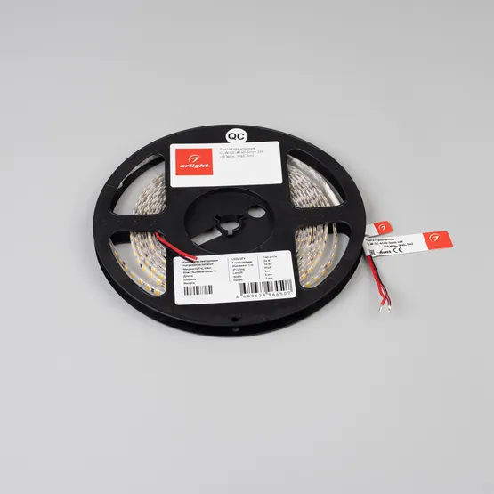 Фото #3 товара Светодиодная лента герметичная ULW-SE-A140-5mm 24V Warm3500 (10 W/m, IP65, 5m) (Arlight, CRI>90)