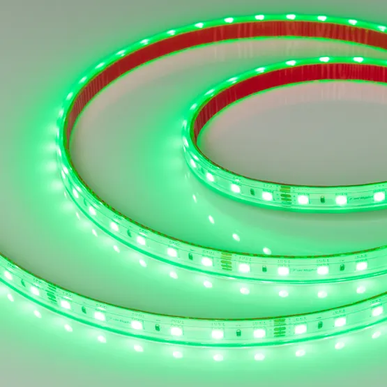 Фото #5 товара Светодиодная лента RTW 2-5000PS-50m 24V RGB 2x (5060, 60 LED/m, LUX) (Arlight, 14.4 Вт/м, IP67)