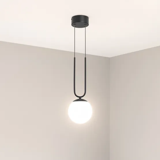 Фото #2 товара Светильник SP-BEADS-HANG-U-R130-10W Day4000 (BK, 275 deg, 230V) (Arlight, IP20 Металл, 5 лет)