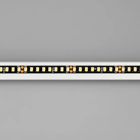 Фото #3 товара Светодиодная лента RT-5000-2835-160-24V Warm3000 (Black 8mm, 12W, IP20) (Arlight, -)