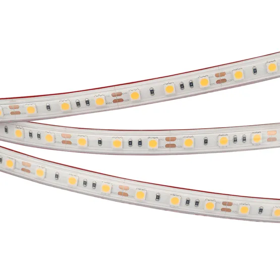 Фото #3 товара Светодиодная лента герметичная RTW-PS-B60-12mm 12V Warm3000 (14.4 W/m, IP67, 5060, 5m) (Arlight, 14.4 Вт/м, IP67)