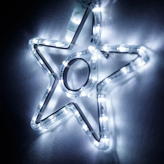 Фото #2 товара Фигура светодиодная ARD-STAR-M4-200x220-36LED White (230V, 2.5W) (Ardecoled, IP65)