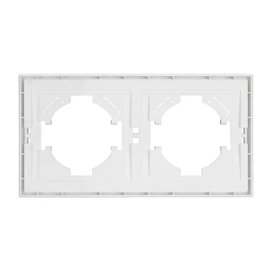 Фото #3 товара Рамка пластиковая FRM-TENDO-PL-2-WH (Arlight, Белый)