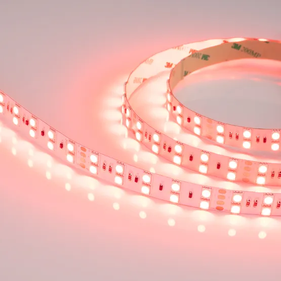 Фото #4 товара Светодиодная лента RT 2-5000 36V RGB 2X2 (5060, 600 LED, LUX) (Arlight, 26 Вт/м, IP20)