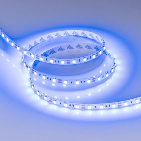 Фото #3 товара Светодиодная лента RT-B60-10mm 12V Blue (14.4 W/m, IP20, 5m) (Arlight, Открытый)