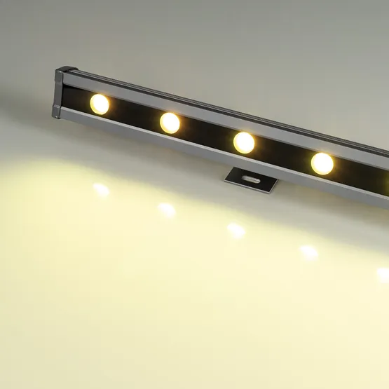 Фото #5 товара Светодиодный прожектор AR-LINE-1000L-48W-24V RGB-Warm3000 (Grey, 15x45 deg, DMX512) (Arlight, Закрытый)