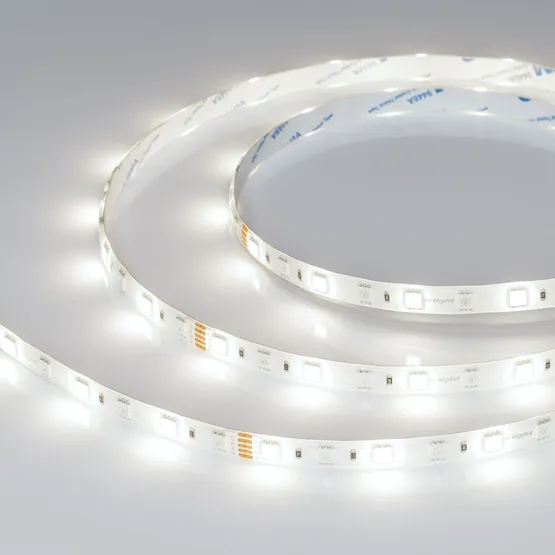 Фото #3 товара Светодиодная лента RTW-SE-B60-10mm 24V RGBW-White (14.4 W/m, IP65, 5060, 5m) (Arlight, Открытый)