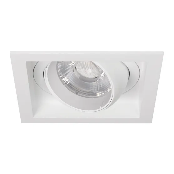 Фото #1 товара Светильник MS-VORTEX-BUILT-S140x140-30W Warm3000 (WH-WH, 30 deg, 230V) (Arlight, IP20 Металл, 5 лет)