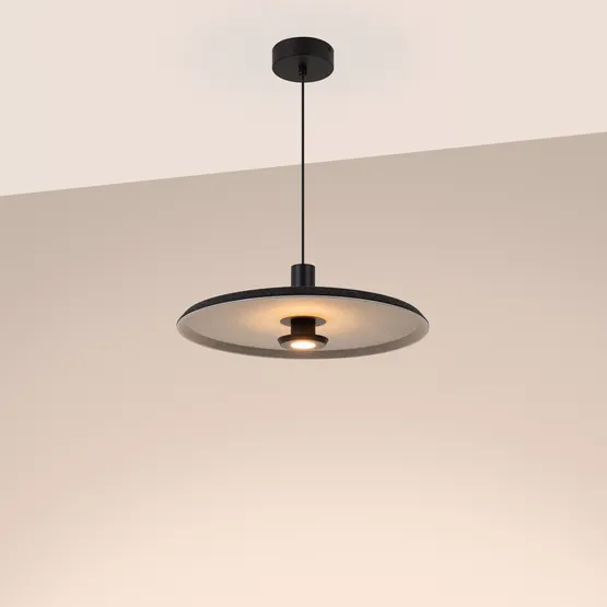 Фото #5 товара Светильник SP-KOTARO-R450-12W Warm2700 (BK-GR, 36 deg, 230V, TRIAC) (Arlight, IP20 Фетр, 3 года)