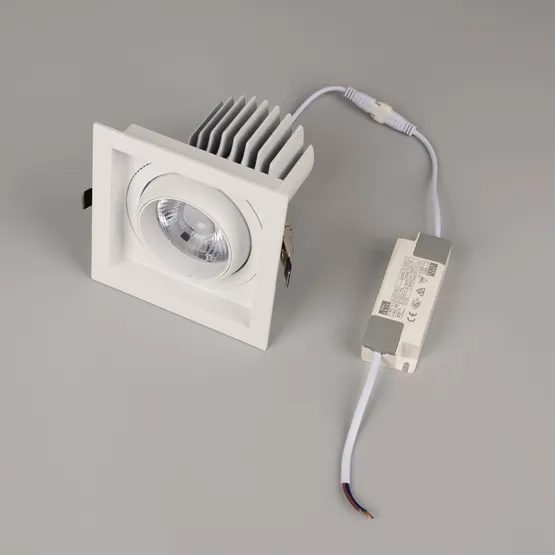 Фото #2 товара Светильник MS-VORTEX-BUILT-S140x140-30W Warm3000 (WH-WH, 30 deg, 230V) (Arlight, IP20 Металл, 5 лет)