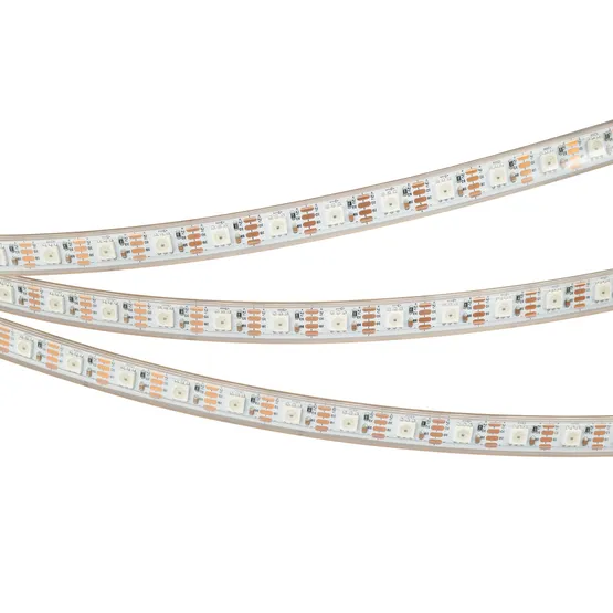 Фото #3 товара Светодиодная лента герметичная SPI-P-B60-12mm 12V RGB-PX1-BPT (8 W/m, IP66, 5060, 5m) (Arlight, бегущий огонь)