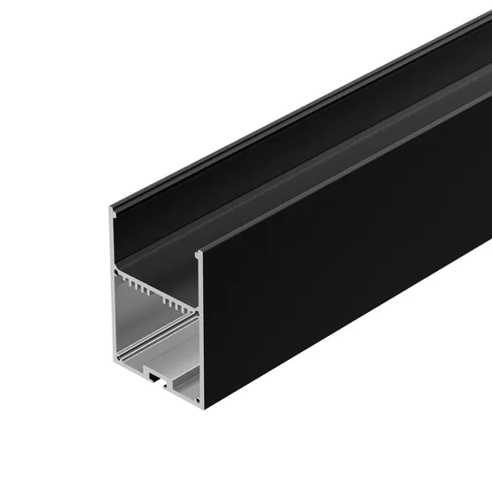 Фото #3 товара Профиль с экраном SL-LINE-4970-2500 BLACK+OPAL (Arlight, Алюминий)
