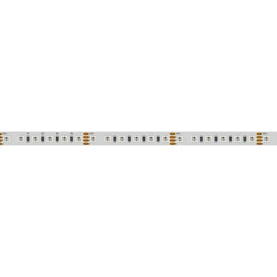 Фото #6 товара Светодиодная лента RT 2-5000 24V RGB 8mm (3838, 120 LED/m, LUX) (Arlight, 11 Вт/м, IP20)