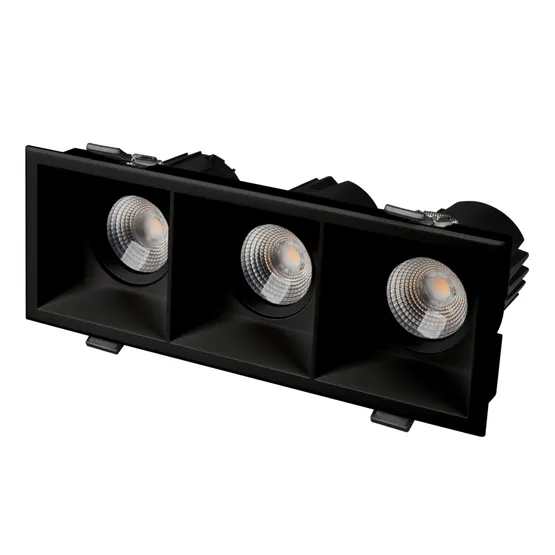 Фото #1 товара Светильник MS-FLOW-BUILT-S230x85-3x12W Day4000 (BK, 38 deg, 230V) (Arlight, IP20 Металл, 5 лет)