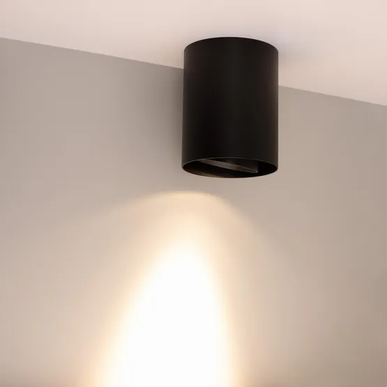 Фото #2 товара Светильник SP-FOCUS-R132-24W Warm3000 (BK, 24 deg, 230V) (Arlight, IP54 Металл, 5 лет)