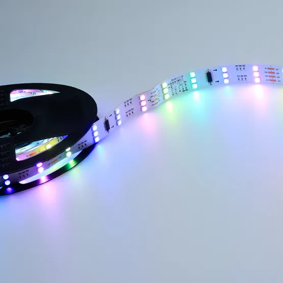 Фото #2 товара Светодиодная лента SPI-5000 12V RGB (5060, 480 LED x3,1812) (Arlight, Открытый, IP20)