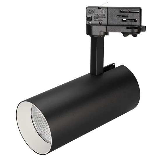 Фото #1 товара Светильник SP-POLO-TRACK-LEG-R85-15W White5000 (BK-WH, 40 deg) (Arlight, IP20 Металл, 3 года)