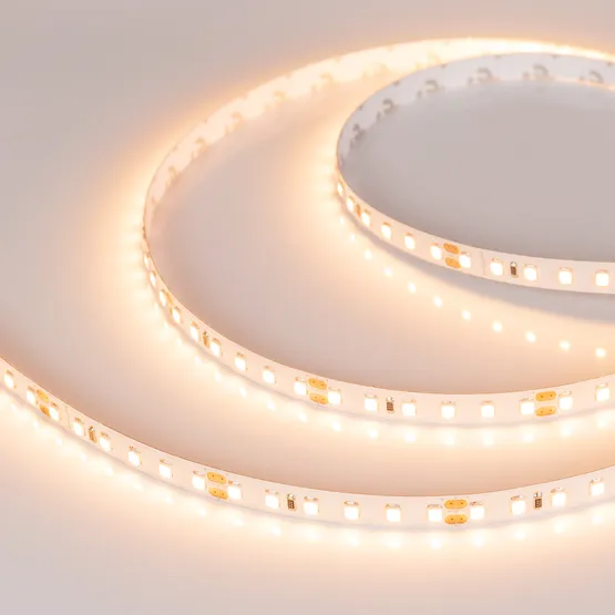 Фото #2 товара Светодиодная лента RT 2-5000 24V Warm3000 2x (2835, 600 LED, CRI98) (Arlight, 14.4 Вт/м, IP20)