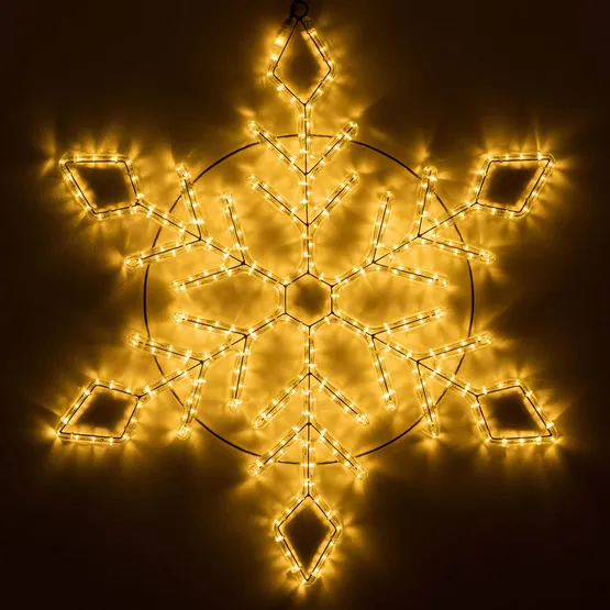 Фото #1 товара Фигура светодиодная ARD-SNOWFLAKE-M9-900x900-360LED Warm (230V, 22W) (Ardecoled, IP65)