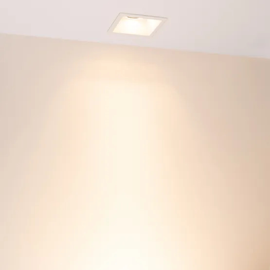 Фото #4 товара Светильник MS-FLOW-BUILT-S85x85-6W Warm3000 (BK, 15 deg, 230V) (Arlight, IP20 Металл, 5 лет)