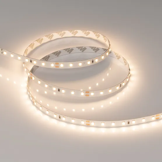 Фото #4 товара Светодиодная лента UL-A98-8mm 24V Warm3000 (10 W/m, IP20, 2835, 5m) (Arlight, 7 лет)