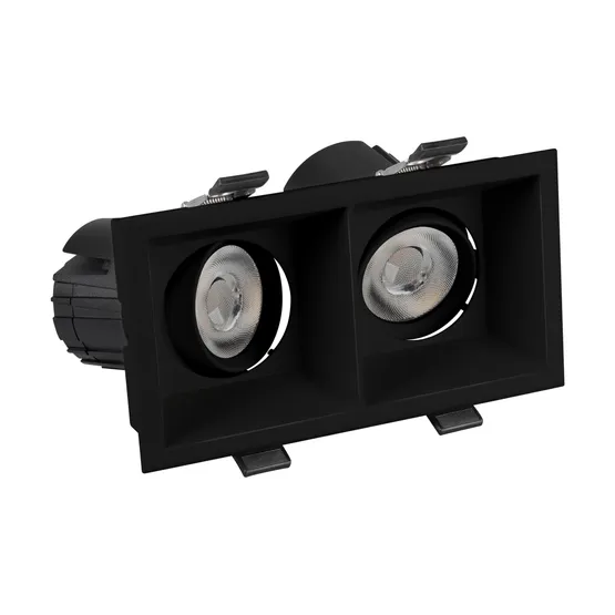 Фото #5 товара Светильник MS-FLOW-BUILT-S157x85-2x12W Warm3000 (BK, 38 deg, 230V) (Arlight, IP20 Металл, 5 лет)