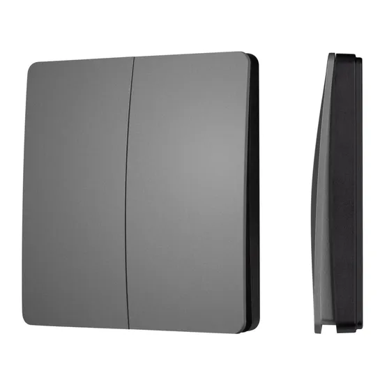 Фото #1 товара INTELLIGENT ARLIGHT Кнопочная панель KINETIC-801-22-2G-WP-SUF Grey (No battery, IP67, 433Mhz) (IARL, IP67 Пластик, 3 года)