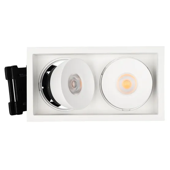 Фото #4 товара Светильник CL-SIMPLE-S148x80-2x9W Warm3000 (WH, 45 deg) (Arlight, IP20 Металл, 3 года)