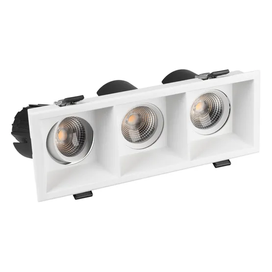 Фото #3 товара Светильник MS-FLOW-BUILT-S230x85-3x12W Day4000 (WH, 38 deg, 230V) (Arlight, IP20 Металл, 5 лет)