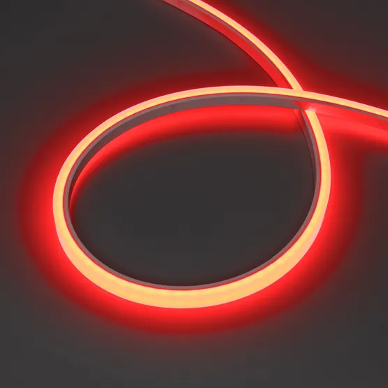 Фото #1 товара Светодиодная лента герметичная WAVE-TOP-PU-H120-10x10mm 24V RGB (10 W/m, IP68, 1m, wire x1) (Arlight, Вывод боковой, 3 года)