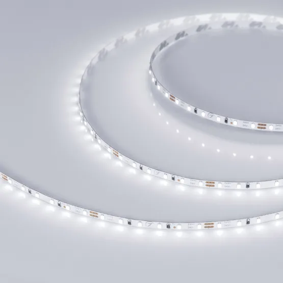 Фото #5 товара Светодиодная лента MICROLED-5000L 24V White5500 4mm (2216, 120 LED/m, LUX) (Arlight, 5.4 Вт/м, IP20)