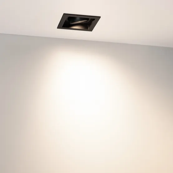 Фото #6 товара Светильник MS-VORTEX-BUILT-S90x90-12W Day4000 (BK-BK, 40 deg, 230V) (Arlight, IP20 Металл, 5 лет)